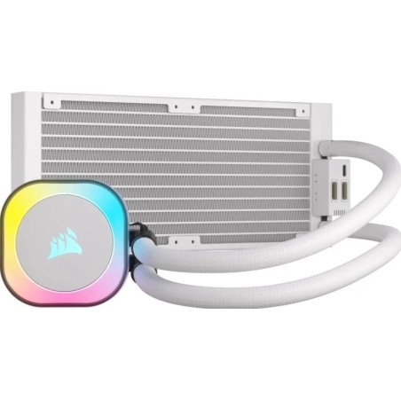 CORSAIR iCUE Link H100I RGB Water Cooler 1-Pack - Premium 120mm White for Ultimate Cooling Performance
